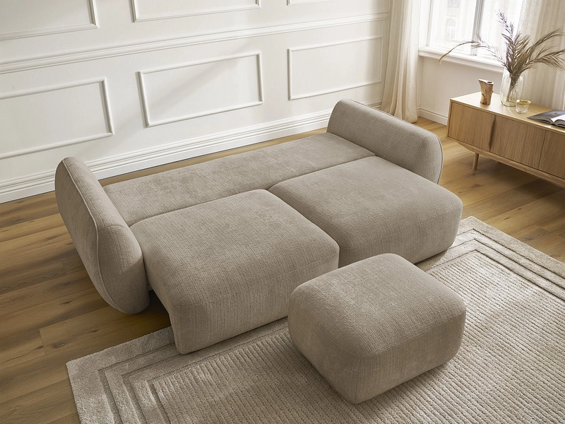 3er Sofa mit Hocker BOBOCHIC DENISE 3er Sofa mit Hocker BOBOCHIC DENISE