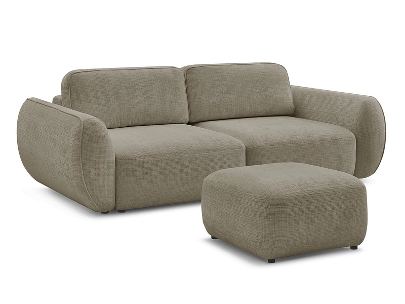 3er Sofa mit Hocker BOBOCHIC DENISE 3er Sofa mit Hocker BOBOCHIC DENISE
