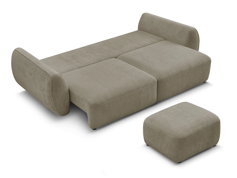 3er Sofa mit Hocker BOBOCHIC DENISE 3er Sofa mit Hocker BOBOCHIC DENISE