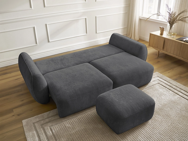 3er Sofa mit Hocker BOBOCHIC DENISE 3er Sofa mit Hocker BOBOCHIC DENISE