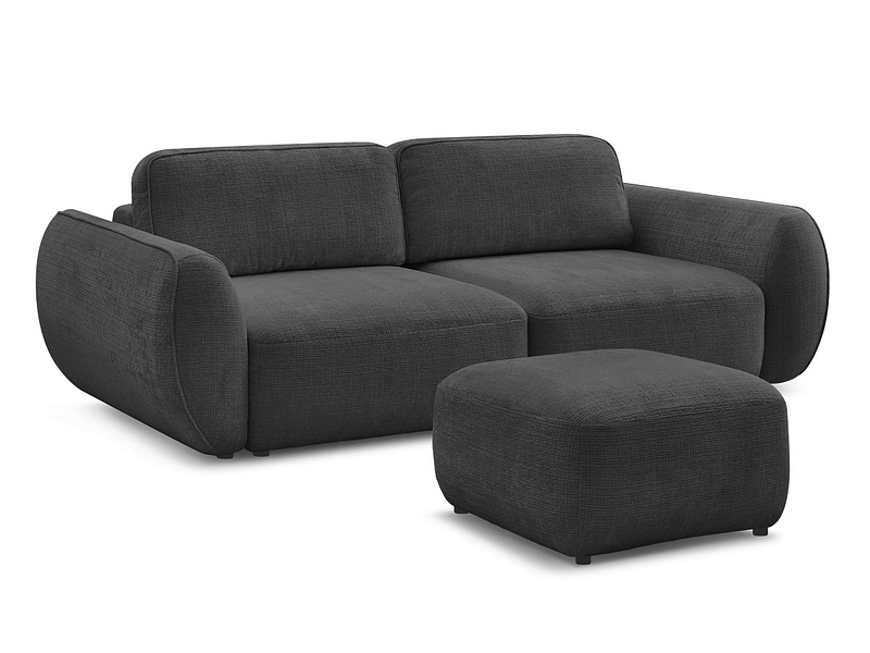 3er Sofa mit Hocker BOBOCHIC DENISE 3er Sofa mit Hocker BOBOCHIC DENISE