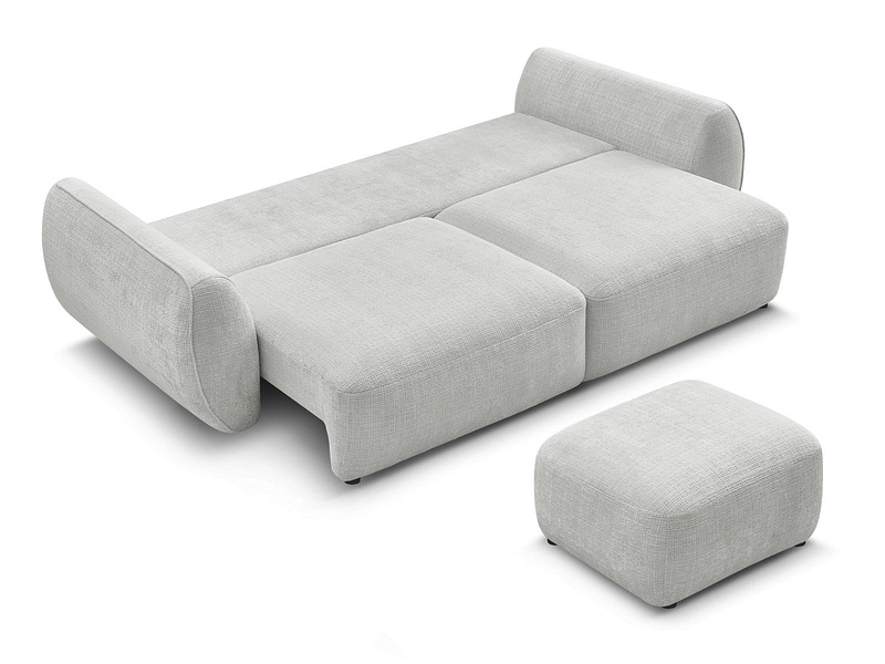 3er Sofa mit Hocker BOBOCHIC DENISE