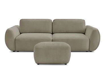 3er Sofa mit Hocker BOBOCHIC DENISE