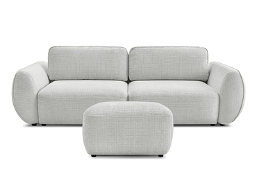 3er Sofa mit Hocker BOBOCHIC DENISE
