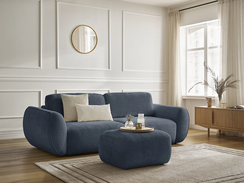 3er Sofa mit Hocker BOBOCHIC DENISE 3er Sofa mit Hocker BOBOCHIC DENISE