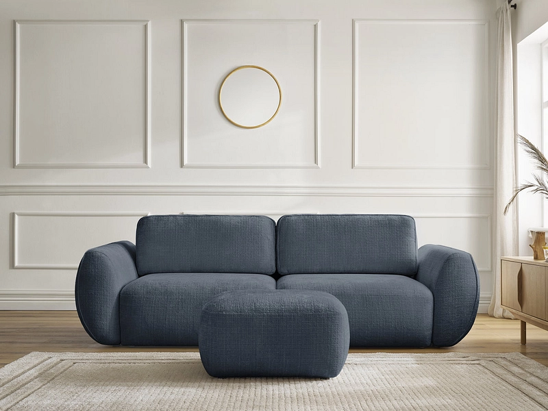3er Sofa mit Hocker BOBOCHIC DENISE 3er Sofa mit Hocker BOBOCHIC DENISE