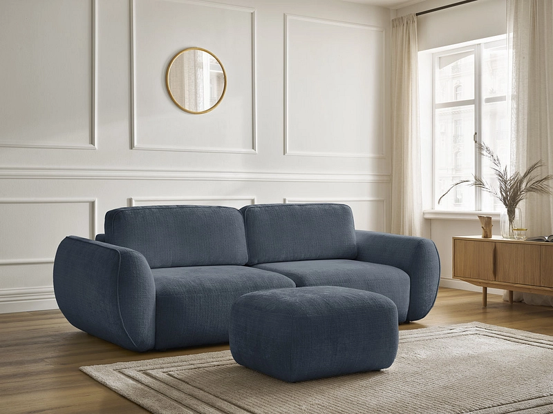 3er Sofa mit Hocker BOBOCHIC DENISE 3er Sofa mit Hocker BOBOCHIC DENISE