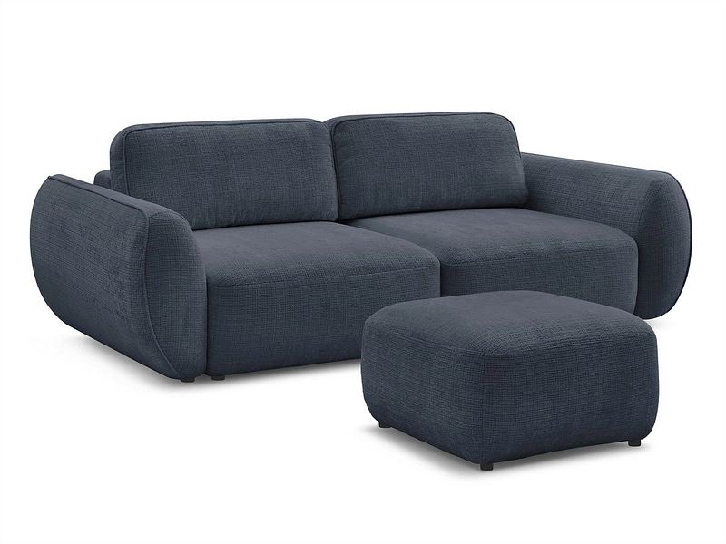 3er Sofa mit Hocker BOBOCHIC DENISE 3er Sofa mit Hocker BOBOCHIC DENISE
