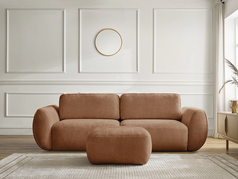 3er Sofa mit Hocker BOBOCHIC DENISE 3er Sofa mit Hocker BOBOCHIC DENISE
