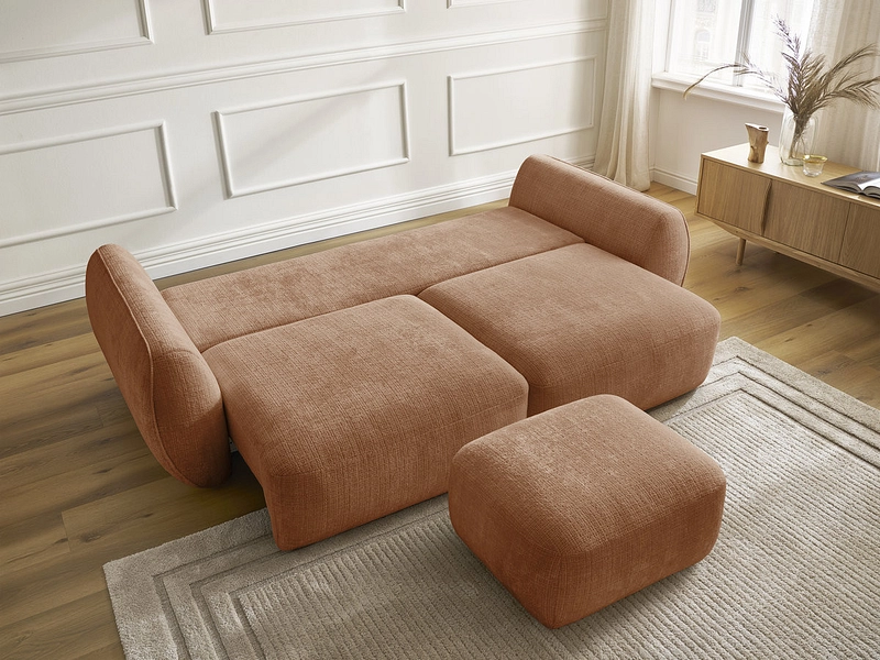 3er Sofa mit Hocker BOBOCHIC DENISE 3er Sofa mit Hocker BOBOCHIC DENISE