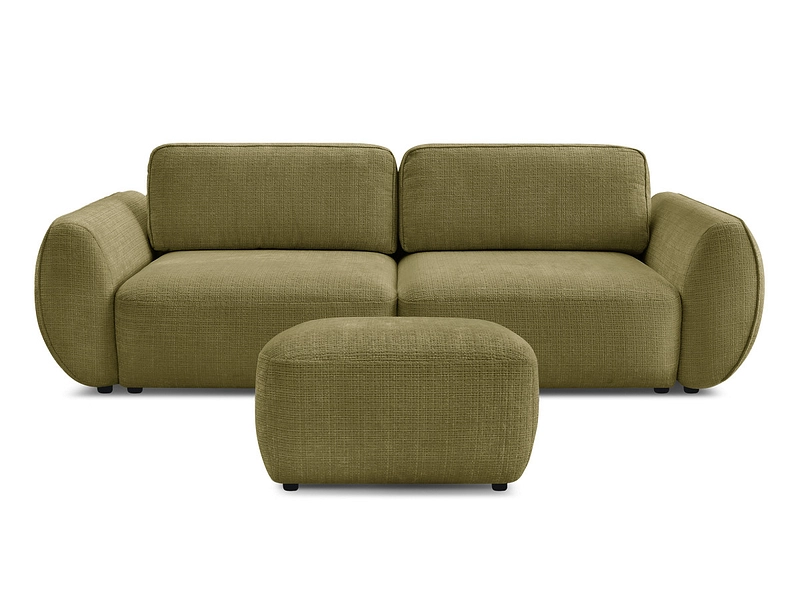 3er Sofa mit Hocker BOBOCHIC DENISE 3er Sofa mit Hocker BOBOCHIC DENISE