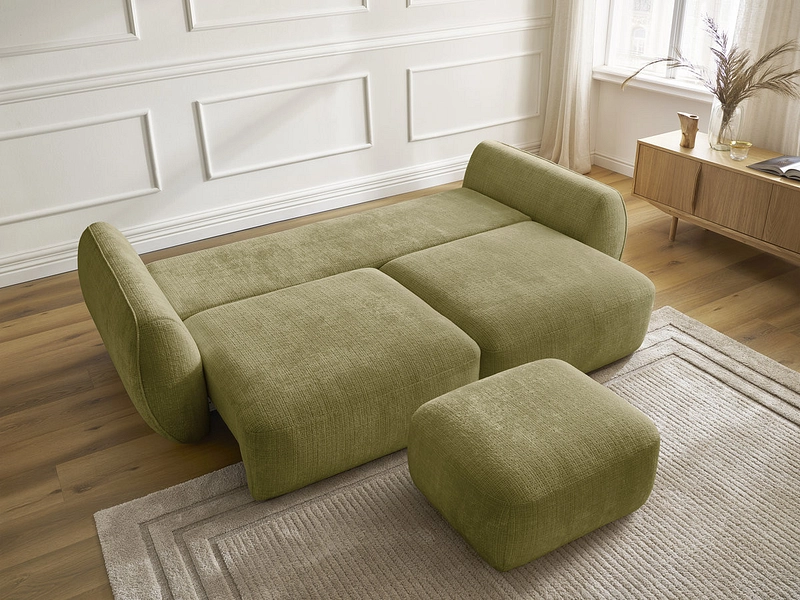 3er Sofa mit Hocker BOBOCHIC DENISE 3er Sofa mit Hocker BOBOCHIC DENISE
