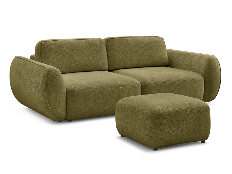 3er Sofa mit Hocker BOBOCHIC DENISE 3er Sofa mit Hocker BOBOCHIC DENISE