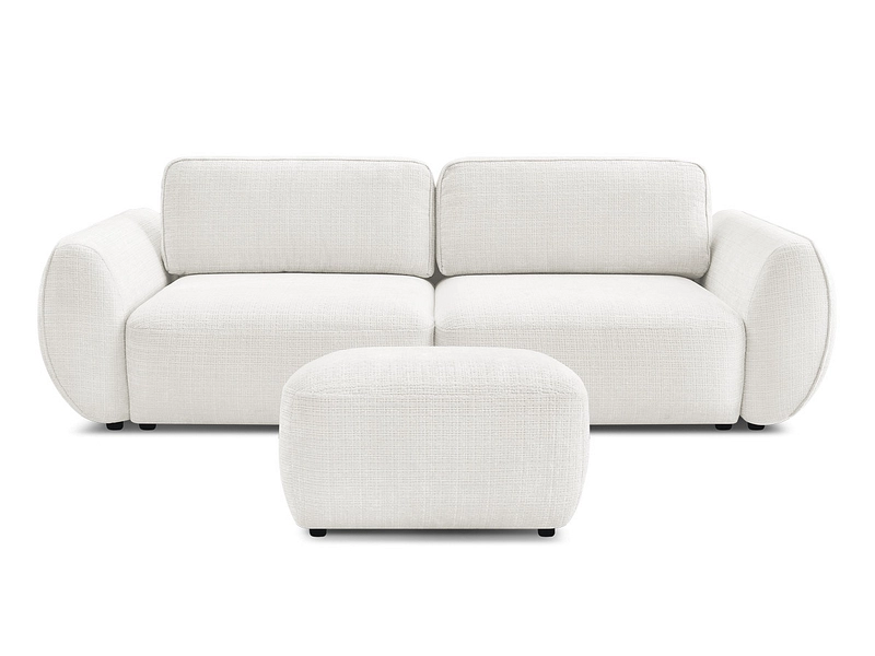3er Sofa mit Hocker BOBOCHIC DENISE 3er Sofa mit Hocker BOBOCHIC DENISE