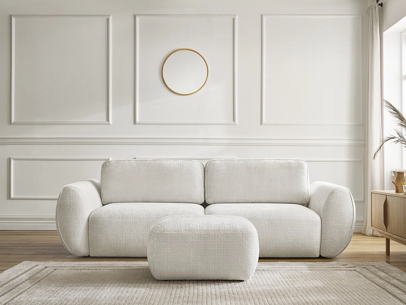 3er Sofa mit Hocker BOBOCHIC DENISE 3er Sofa mit Hocker BOBOCHIC DENISE