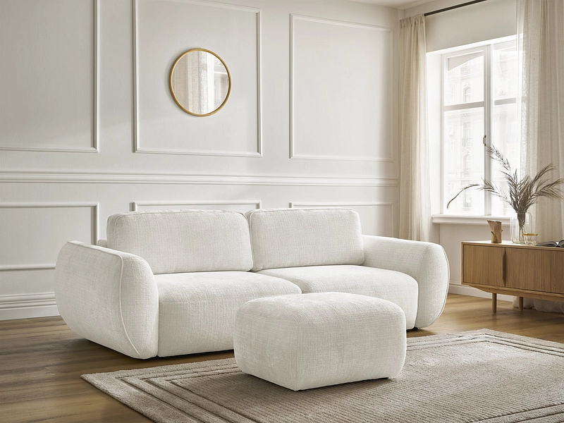 3er Sofa mit Hocker BOBOCHIC DENISE 3er Sofa mit Hocker BOBOCHIC DENISE