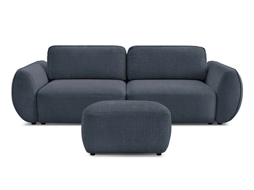 3er Sofa mit Hocker BOBOCHIC DENISE
