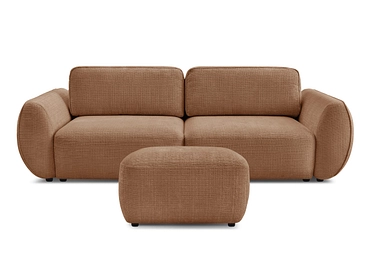 3er Sofa mit Hocker BOBOCHIC DENISE