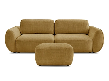 3er Sofa mit Hocker BOBOCHIC DENISE