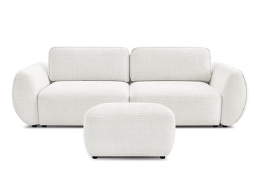 3er Sofa mit Hocker BOBOCHIC DENISE