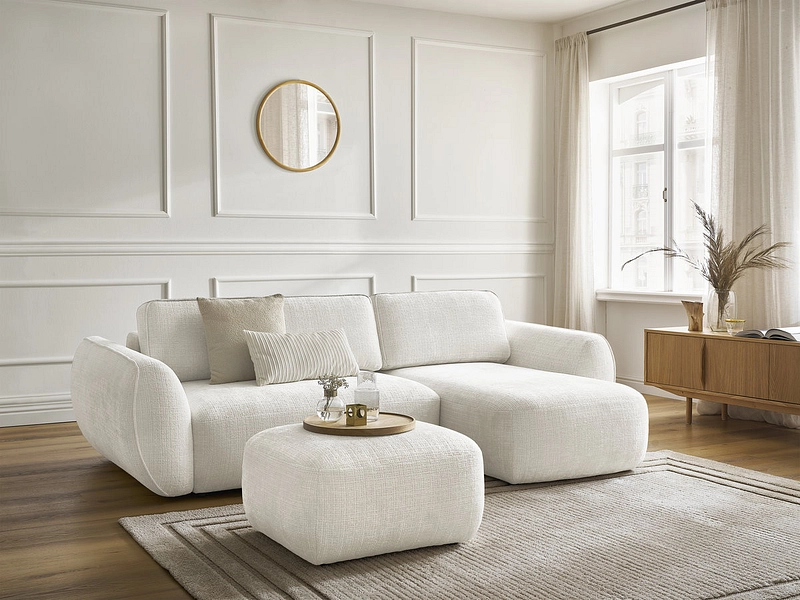 Ecksofa mit Hocker BOBOCHIC DENISE Ecksofa mit Hocker BOBOCHIC DENISE