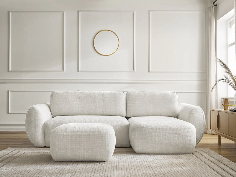 Ecksofa mit Hocker BOBOCHIC DENISE Ecksofa mit Hocker BOBOCHIC DENISE