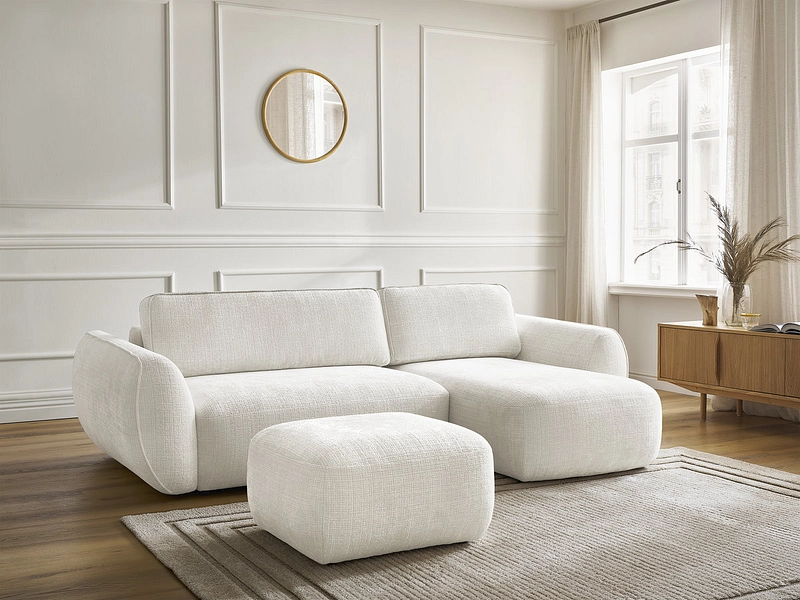 Ecksofa mit Hocker BOBOCHIC DENISE Ecksofa mit Hocker BOBOCHIC DENISE