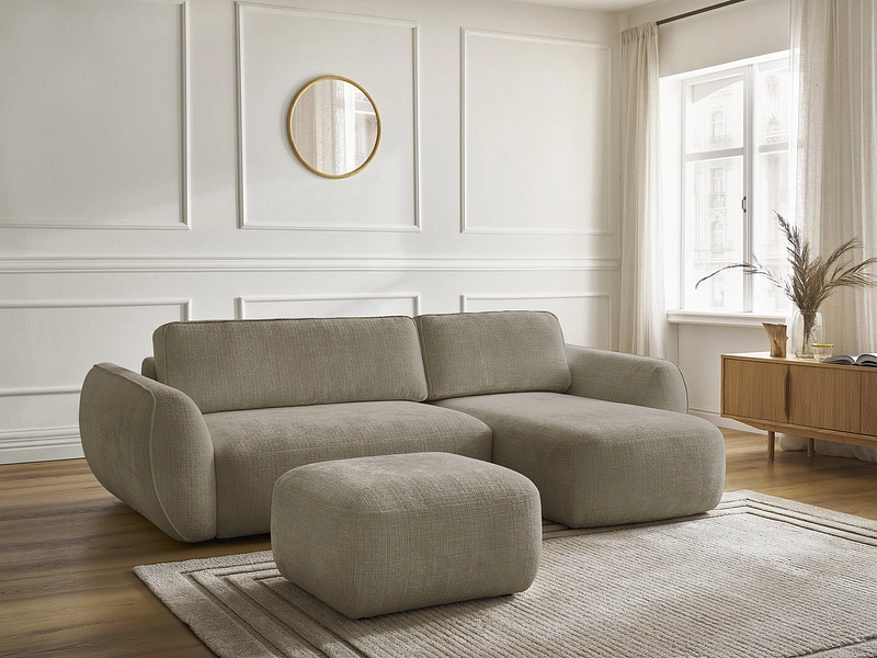 Ecksofa mit Hocker BOBOCHIC DENISE Ecksofa mit Hocker BOBOCHIC DENISE