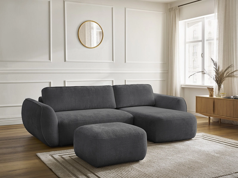 Ecksofa mit Hocker BOBOCHIC DENISE Ecksofa mit Hocker BOBOCHIC DENISE