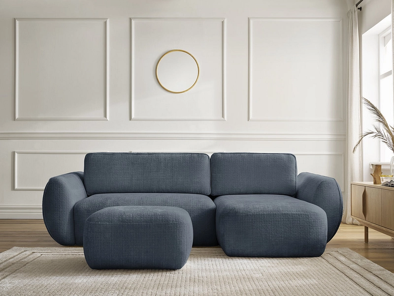 Ecksofa mit Hocker BOBOCHIC DENISE Ecksofa mit Hocker BOBOCHIC DENISE