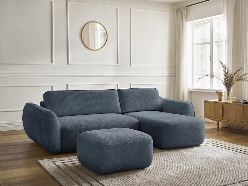 Ecksofa mit Hocker BOBOCHIC DENISE Ecksofa mit Hocker BOBOCHIC DENISE