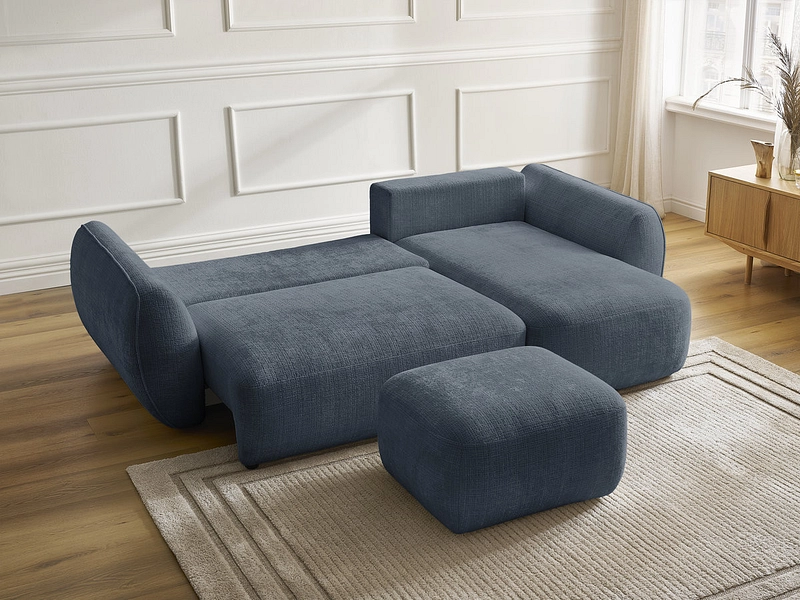 Ecksofa mit Hocker BOBOCHIC DENISE Ecksofa mit Hocker BOBOCHIC DENISE