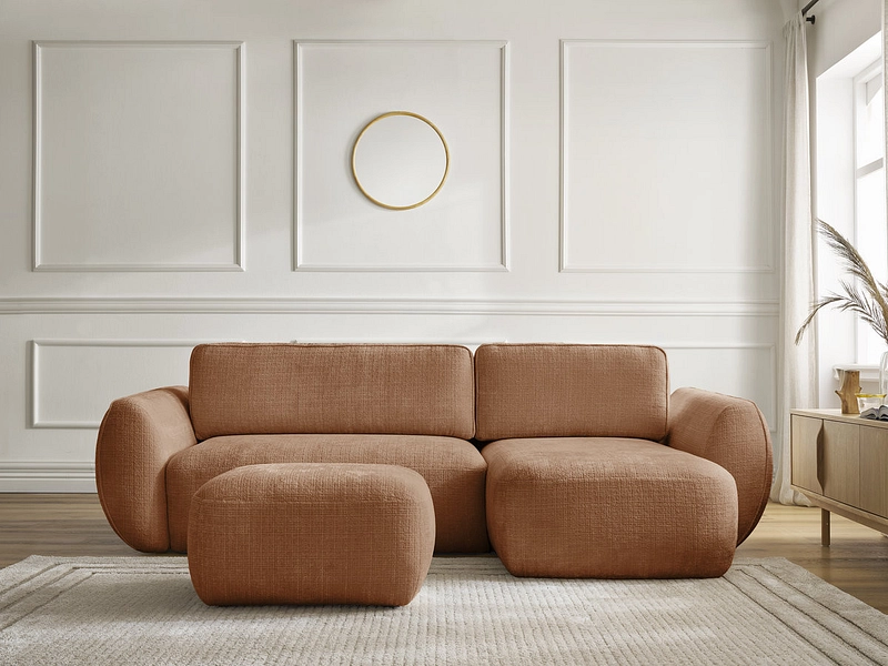 Ecksofa mit Hocker BOBOCHIC DENISE