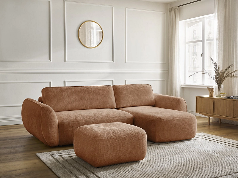 Ecksofa mit Hocker BOBOCHIC DENISE