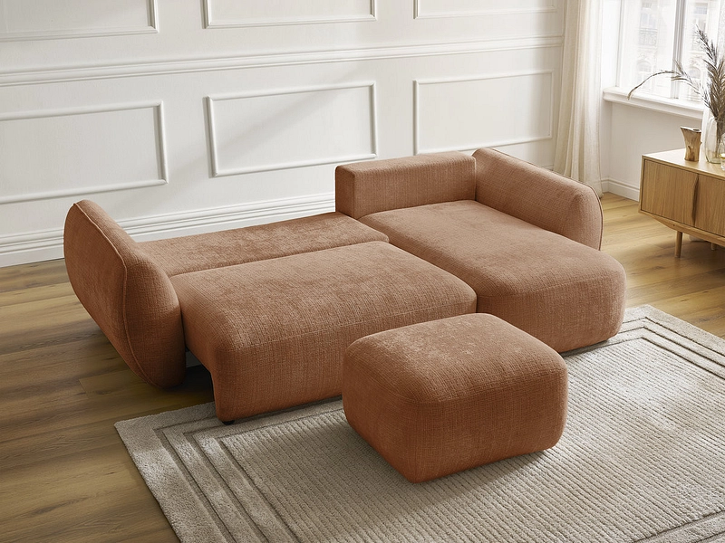 Ecksofa mit Hocker BOBOCHIC DENISE