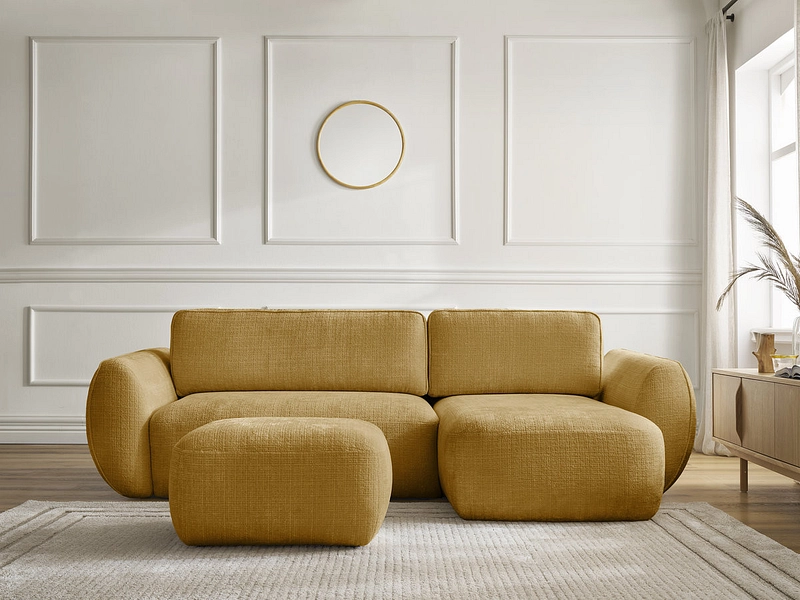 Ecksofa mit Hocker BOBOCHIC DENISE Ecksofa mit Hocker BOBOCHIC DENISE