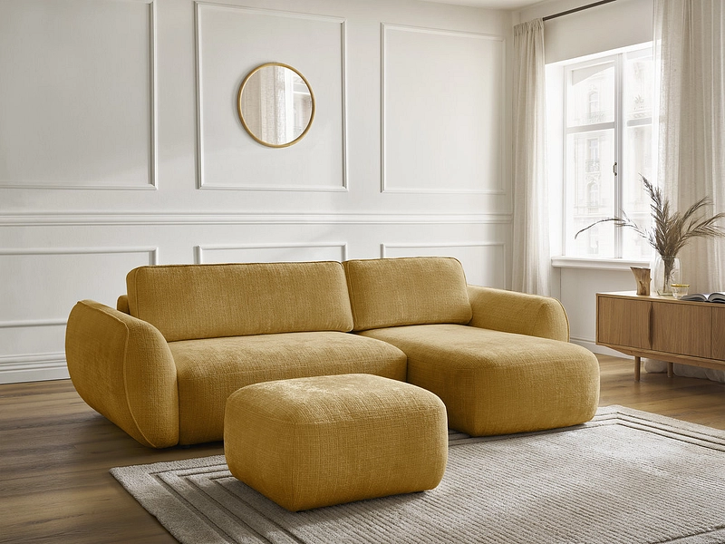 Ecksofa mit Hocker BOBOCHIC DENISE Ecksofa mit Hocker BOBOCHIC DENISE