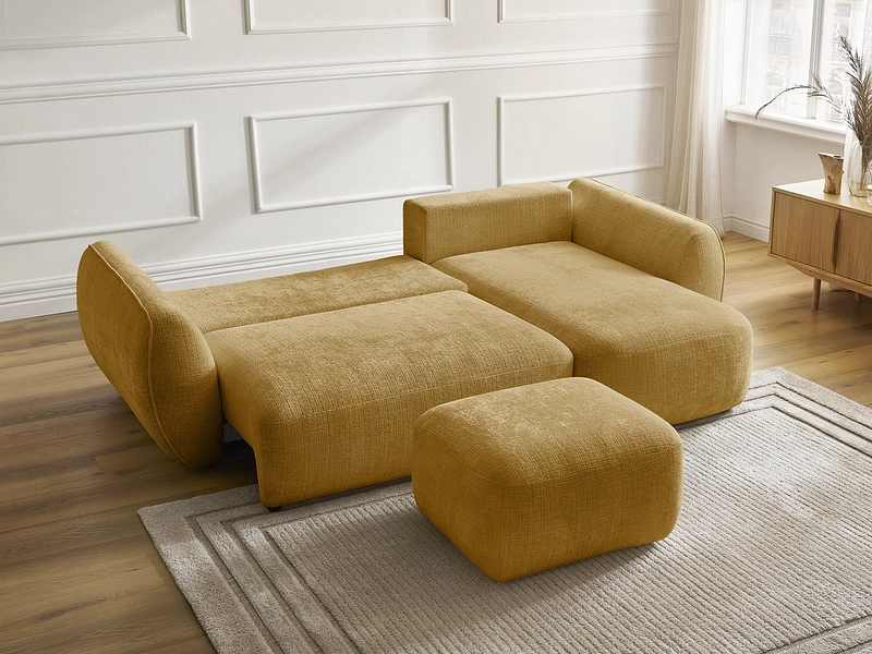 Ecksofa mit Hocker BOBOCHIC DENISE Ecksofa mit Hocker BOBOCHIC DENISE
