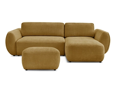 Ecksofa mit Hocker BOBOCHIC DENISE