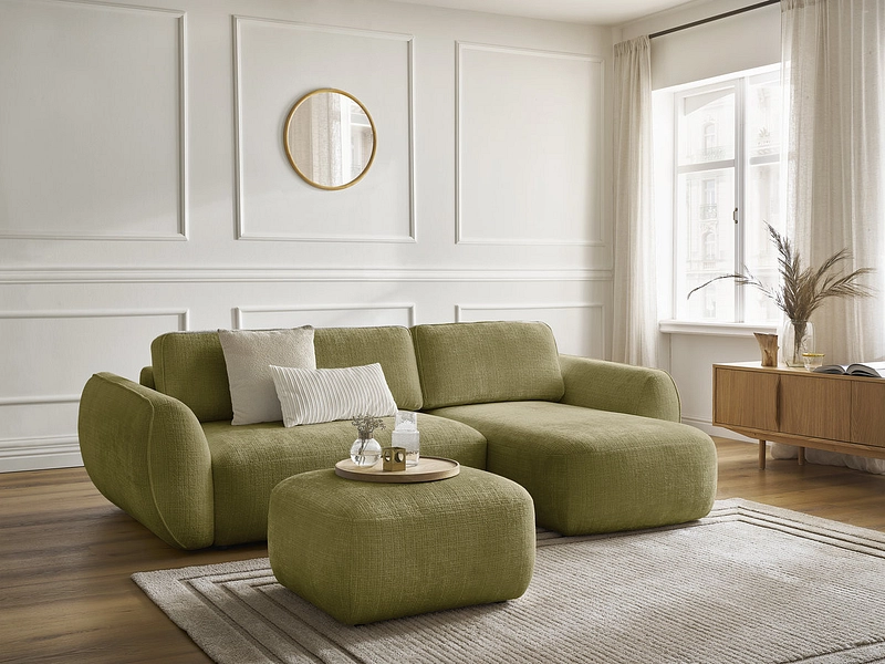 Ecksofa mit Hocker BOBOCHIC DENISE Ecksofa mit Hocker BOBOCHIC DENISE