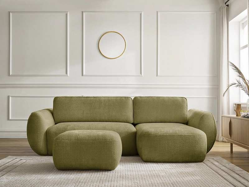 Ecksofa mit Hocker BOBOCHIC DENISE Ecksofa mit Hocker BOBOCHIC DENISE