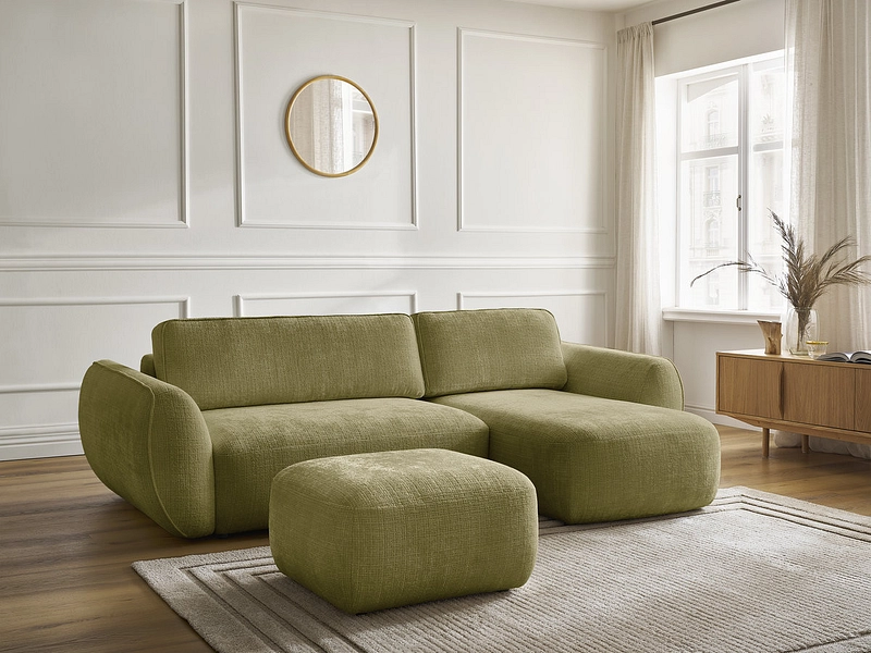 Ecksofa mit Hocker BOBOCHIC DENISE Ecksofa mit Hocker BOBOCHIC DENISE