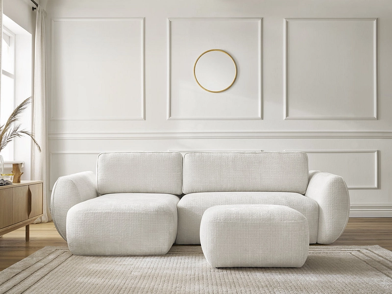 Ecksofa mit Hocker BOBOCHIC DENISE Ecksofa mit Hocker BOBOCHIC DENISE