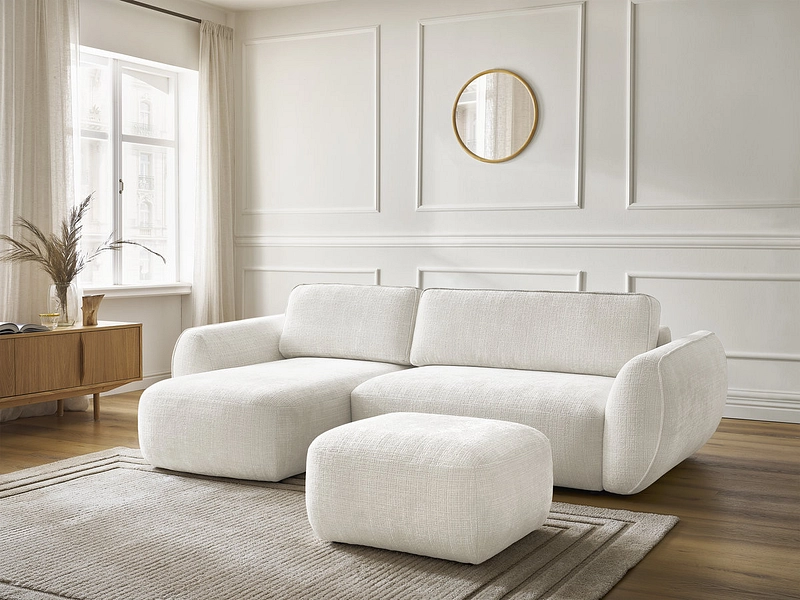 Ecksofa mit Hocker BOBOCHIC DENISE Ecksofa mit Hocker BOBOCHIC DENISE
