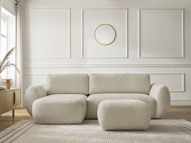 Ecksofa mit Hocker BOBOCHIC DENISE Ecksofa mit Hocker BOBOCHIC DENISE