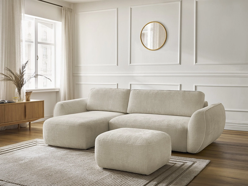 Ecksofa mit Hocker BOBOCHIC DENISE Ecksofa mit Hocker BOBOCHIC DENISE