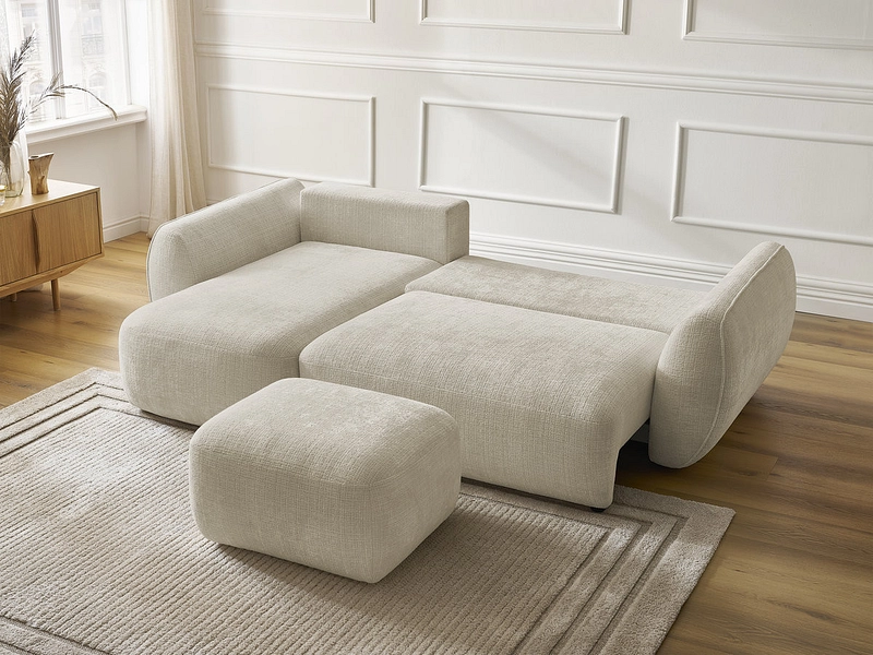 Ecksofa mit Hocker BOBOCHIC DENISE Ecksofa mit Hocker BOBOCHIC DENISE