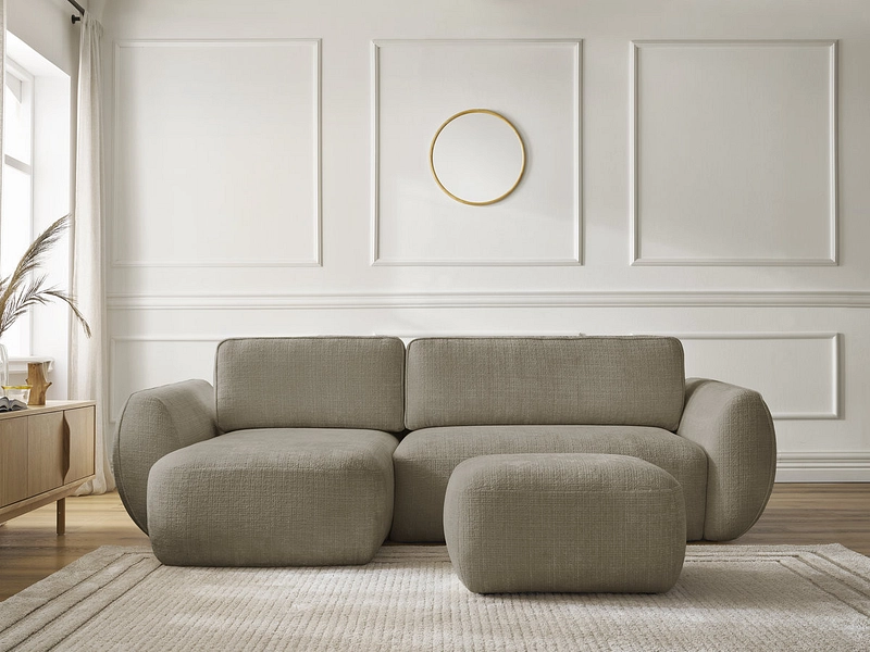 Ecksofa mit Hocker BOBOCHIC DENISE Ecksofa mit Hocker BOBOCHIC DENISE