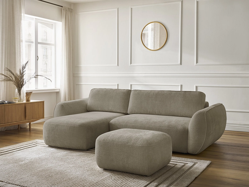 Ecksofa mit Hocker BOBOCHIC DENISE Ecksofa mit Hocker BOBOCHIC DENISE