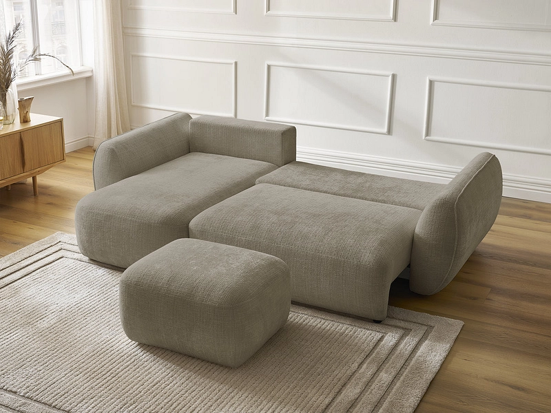 Ecksofa mit Hocker BOBOCHIC DENISE Ecksofa mit Hocker BOBOCHIC DENISE